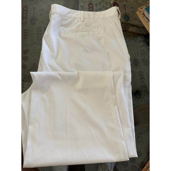 Nike Flex Men's White Golf Trousers Pants Size 42X32 - Picture 4 of 8